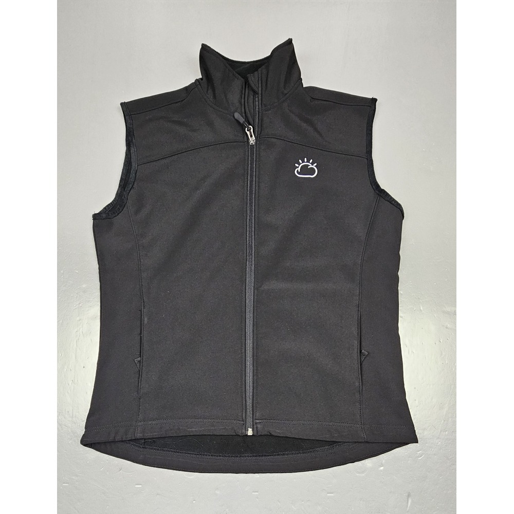 IBM APPLE iCloud Vest XL. Womens Black Employee Work Sleeveless Computer